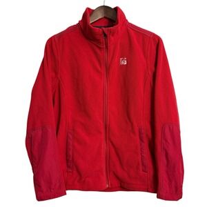 Oobe Team Style Chik Fil A jacket men's large red full zip fleece uniform work